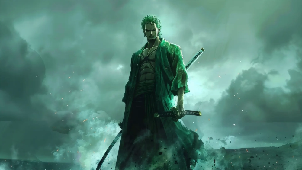 Roronoa Zoro ngầu với thần thái đầy cá tính