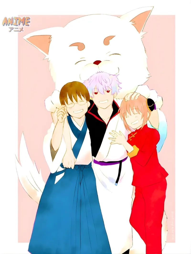 Thần khuyển ảnh Sadaharu dễ thương Gintama