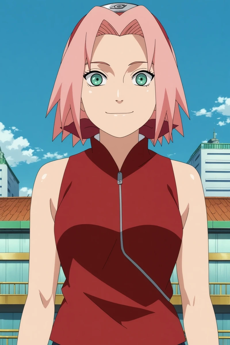 Sakura Haruno với mái tóc dài đầy ấn tượng