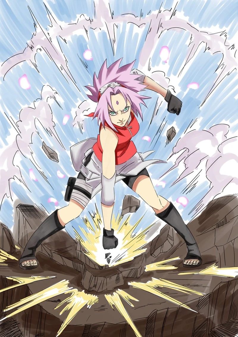 Sakura Haruno cute trong mọi khung hình