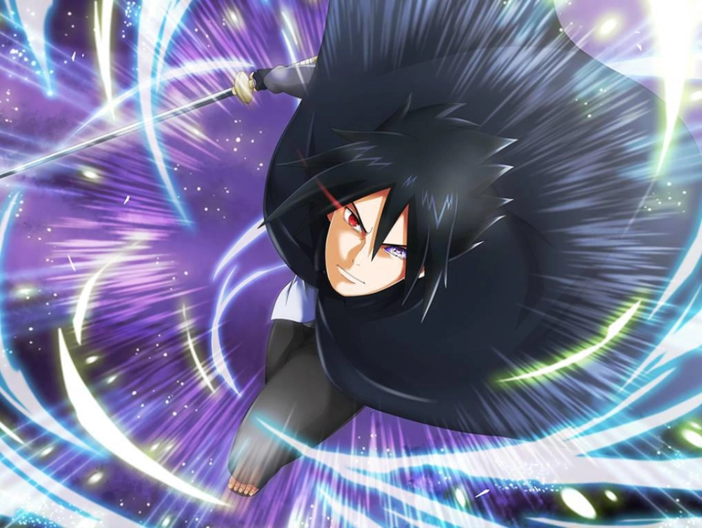 Ảnh Sasuke Uchiha ghi lại thần thái mạnh mẽ riêng