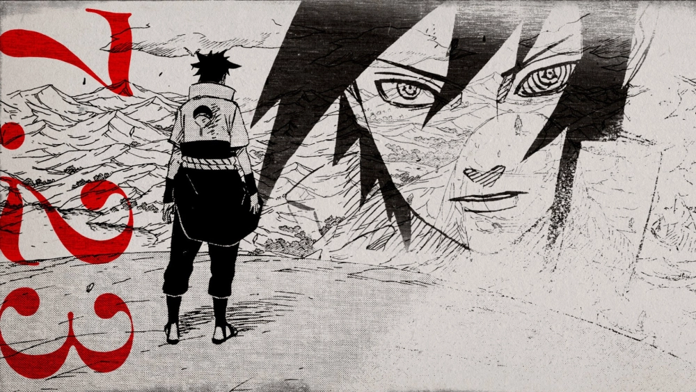 Hình ảnh Sasuke Uchiha nổi bật với cá tính đặc trưng