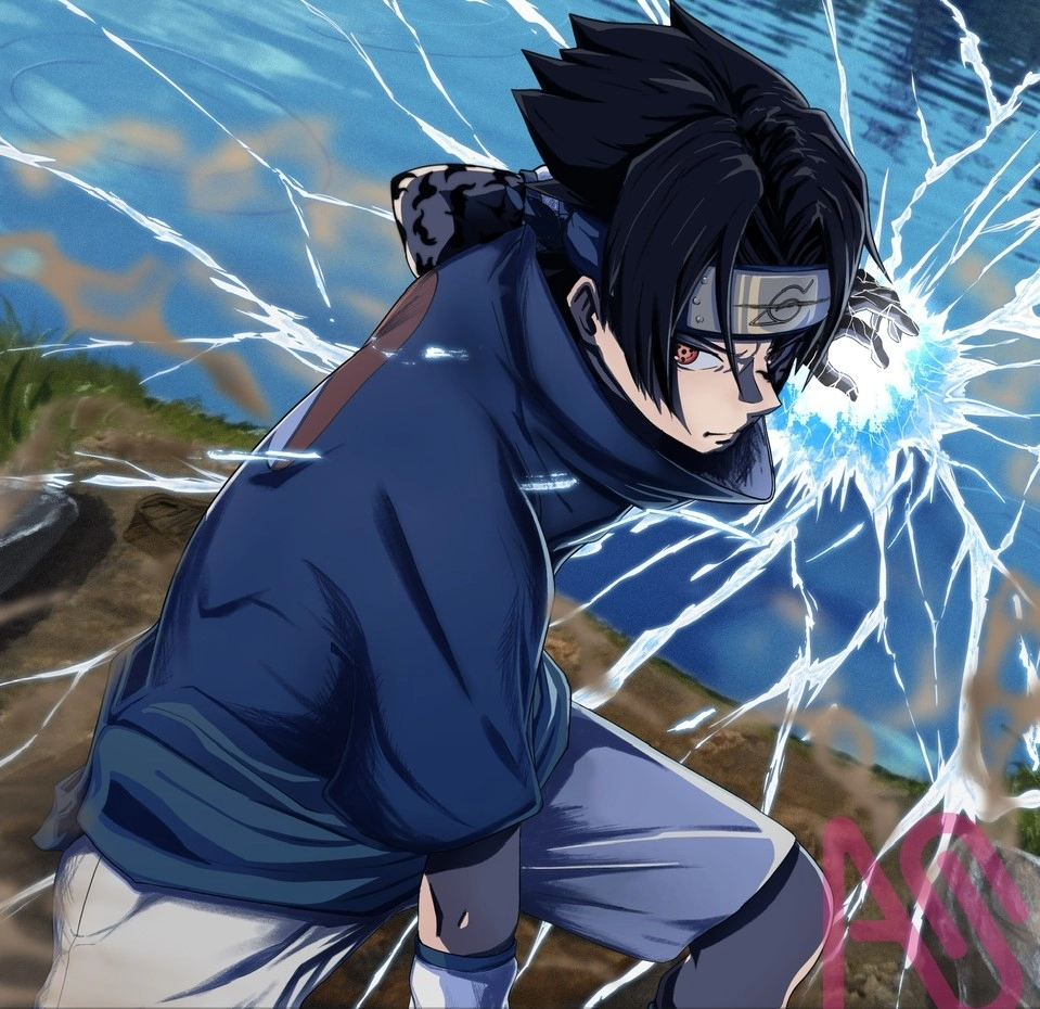 Sasuke Uchiha manga với đường nét độc đáo thu hút