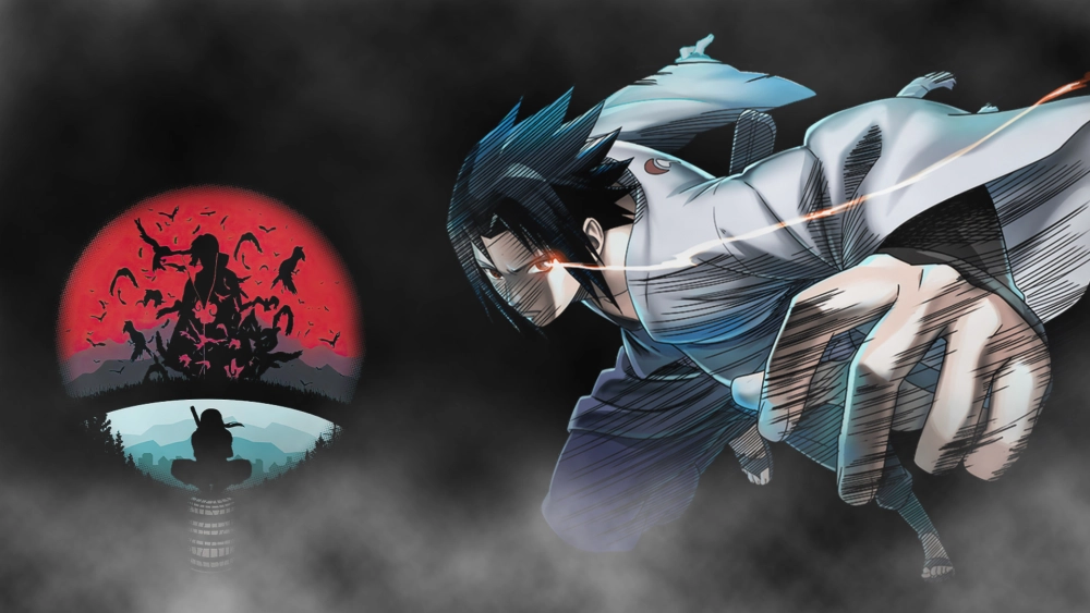 Sasuke Uchiha fanart sáng tạo và đầy cuốn hút
