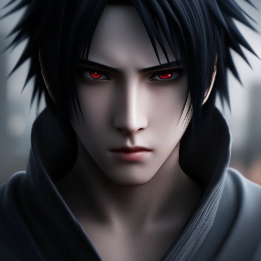 Sasuke Uchiha poster nổi bật với thần thái cuốn hút