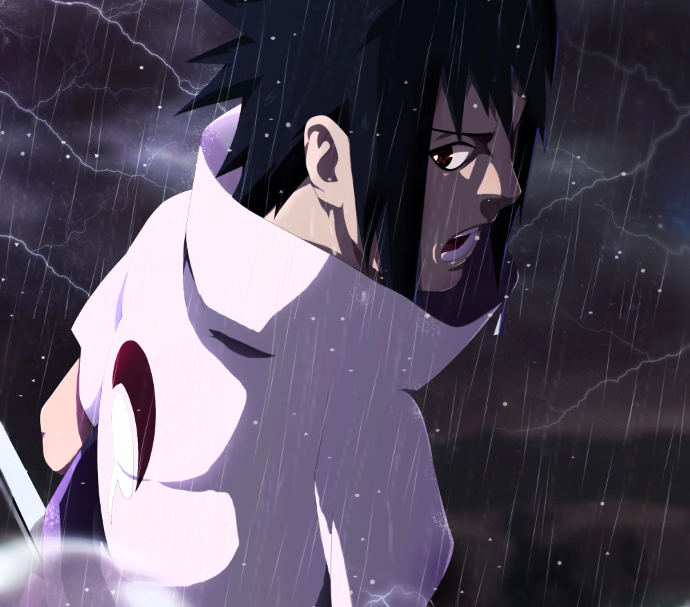 Sasuke Uchiha icon mang nét nhận diện đặc trưng