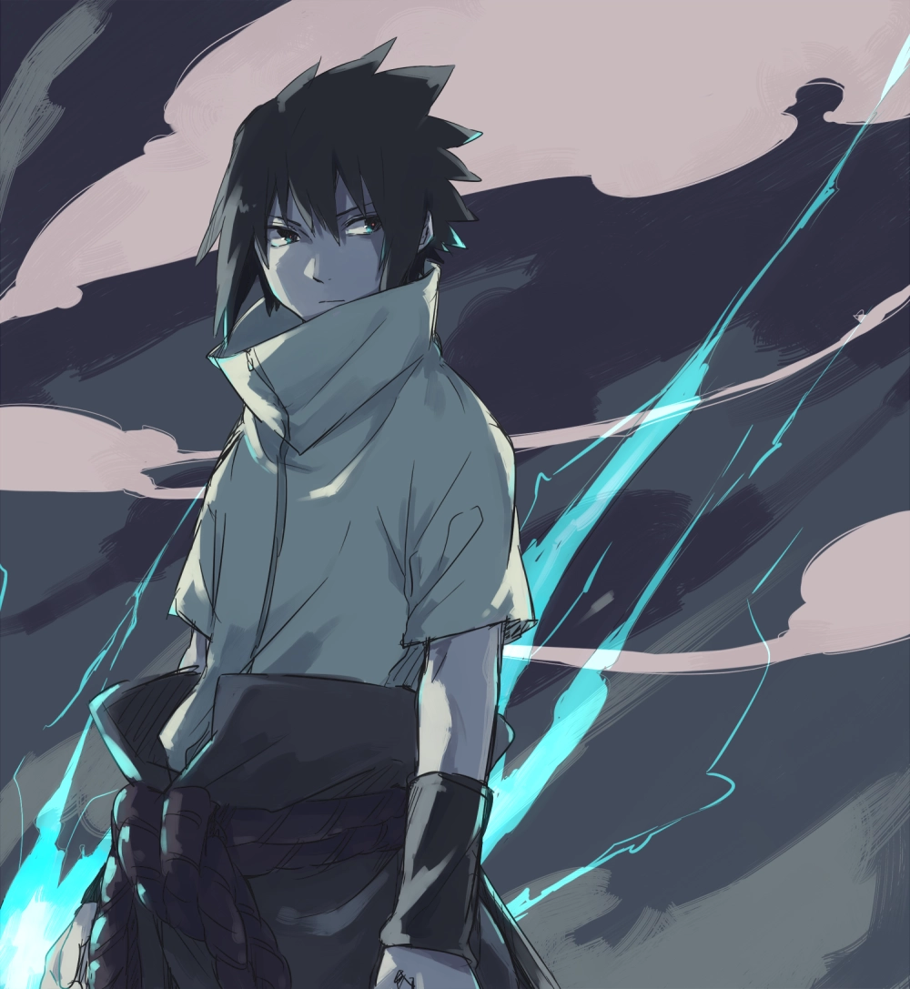 Sasuke Uchiha đẹp với diện mạo lạnh lùng thu hút