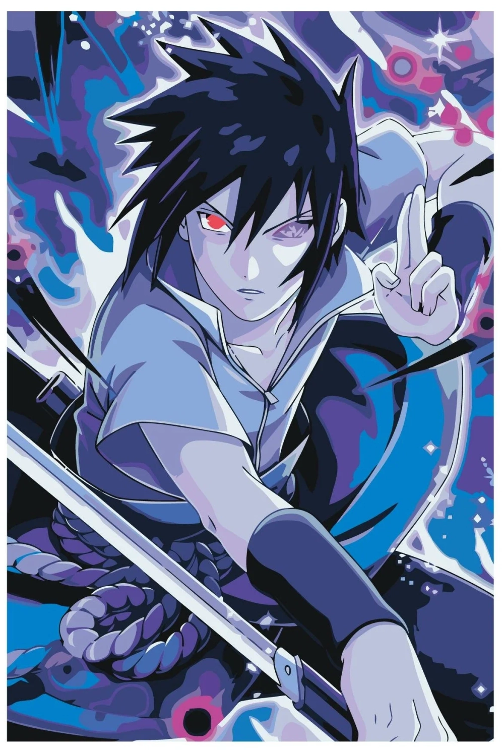 Sasuke Uchiha HD hiển thị chi tiết sắc nét cuốn hút