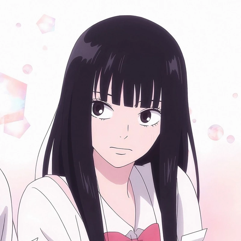 Hình ảnh Sawako Kuronuma anime với mái tóc đen dài