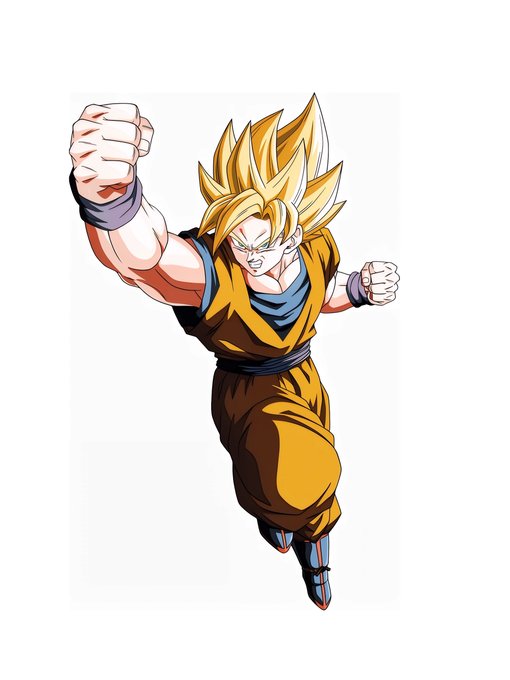 Son Goku thể hiện sức mạnh và phong thái nổi bật