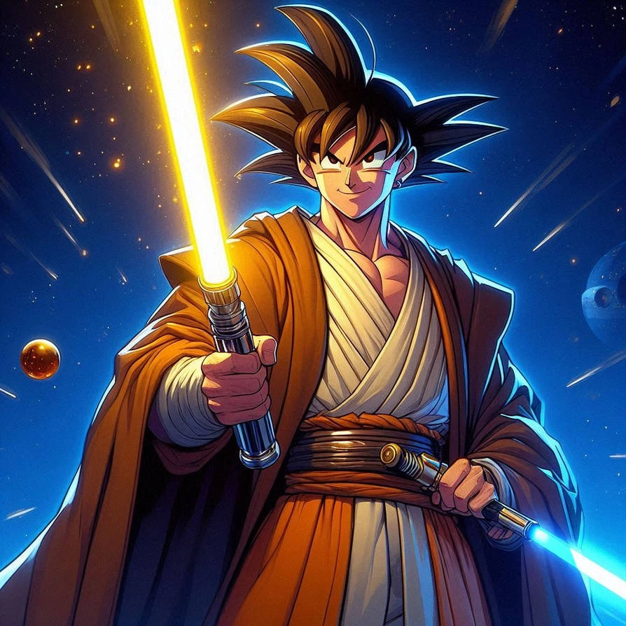 Son Goku ngầu mang thần thái cá tính mạnh mẽ