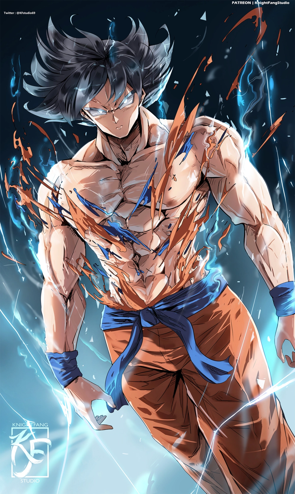 Son Goku HD hiển thị đường nét chi tiết và sắc sảo