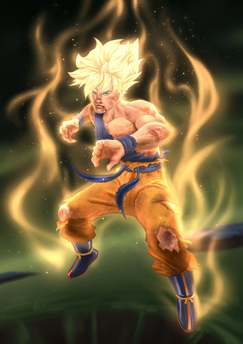 Son Goku đẹp nhất qua từng khung hình đầy cuốn hút