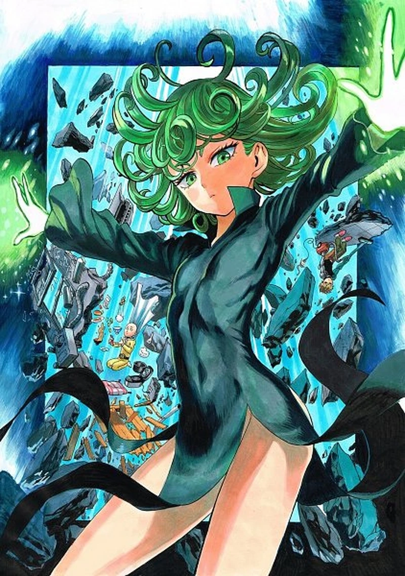 Tatsumaki manga fanart tác phẩm nghệ thuật đẹp