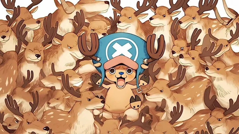 Cười với hình Chopper cute với biểu cảm hài hước
