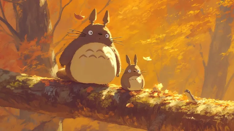 Ảnh Totoro 4K để làm nền siêu đẹp