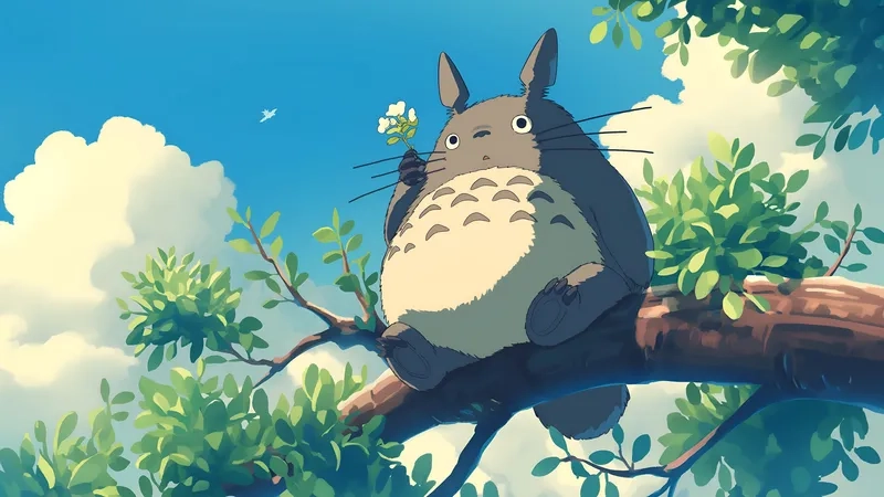 Ảnh Totoro dễ thương này khiến ai cũng yêu mến