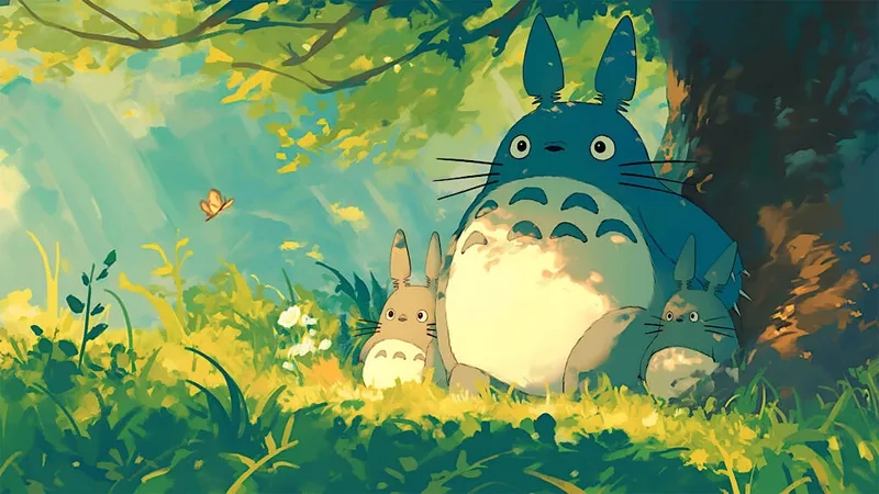 Chú gấu hình Totoro cute khổng lồ này
