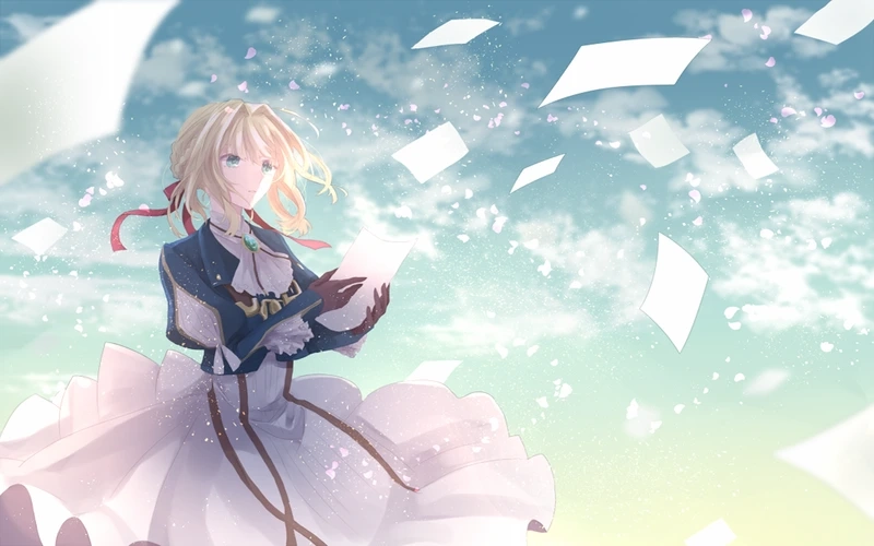 Ảnh sắc nét ảnh violet evergarden 4k