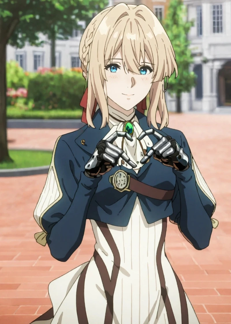 Chiêm ngưỡng đôi mắt violet evergarden eyes