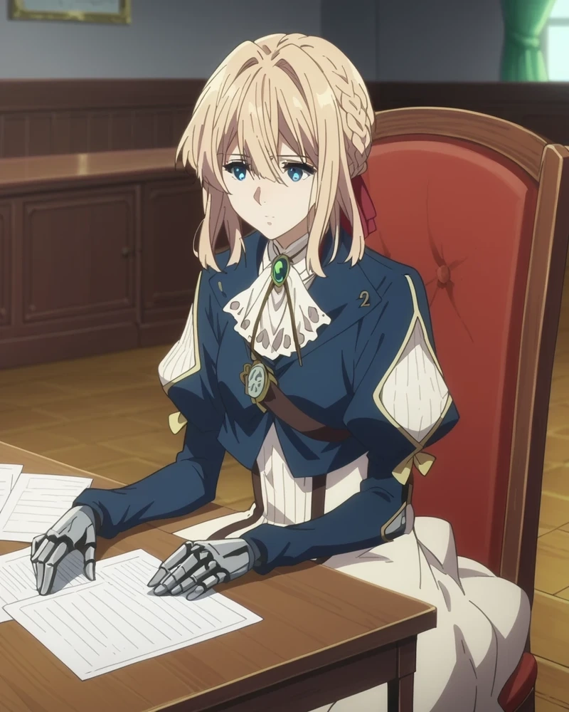 Trang trí màn hình với violet evergarden background