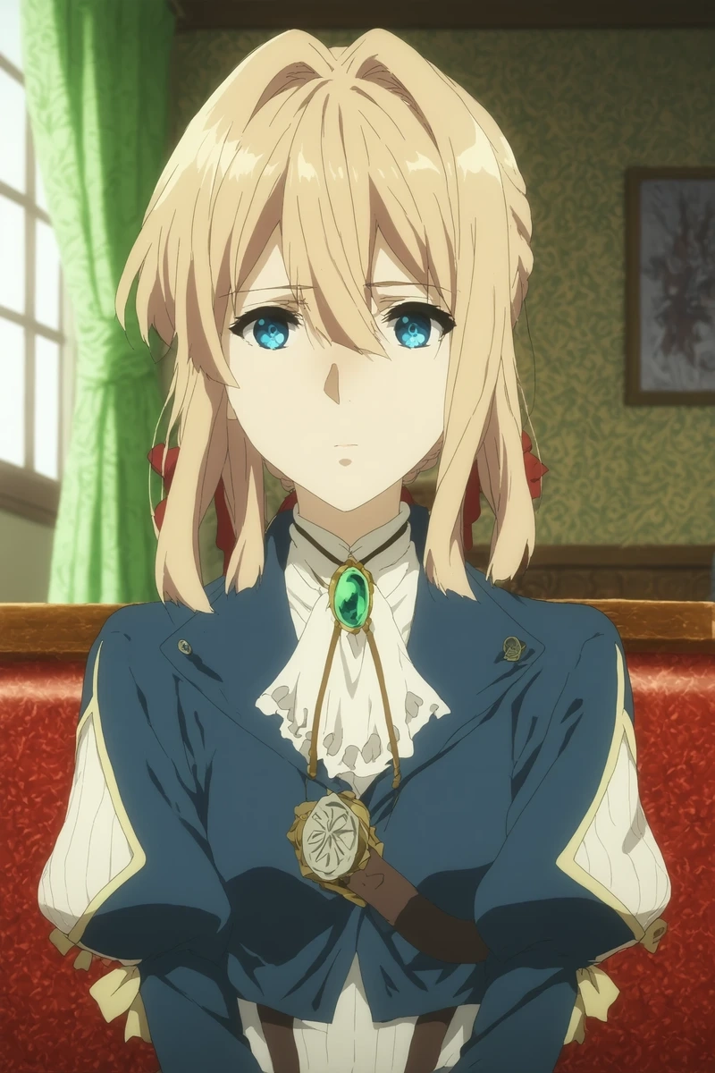 Mái tóc tuyệt đẹp violet evergarden hair