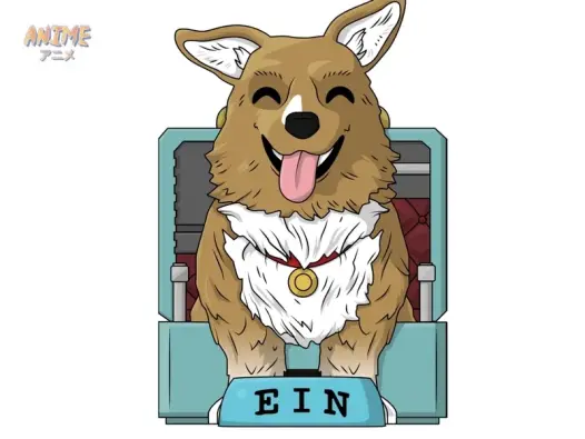 Bộ ảnh Ein đáng yêu đẹp ngộ nghĩnh thu hút fan anime