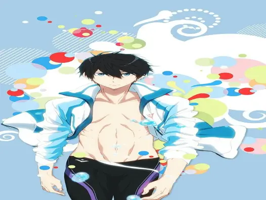 Hình ảnh Haruka Nanase nổi bật thần thái lạnh lùng