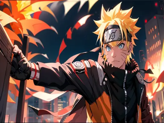 Ngắm nhìn ảnh Naruto Uzumaki đầy nhiệt huyết và khí chất